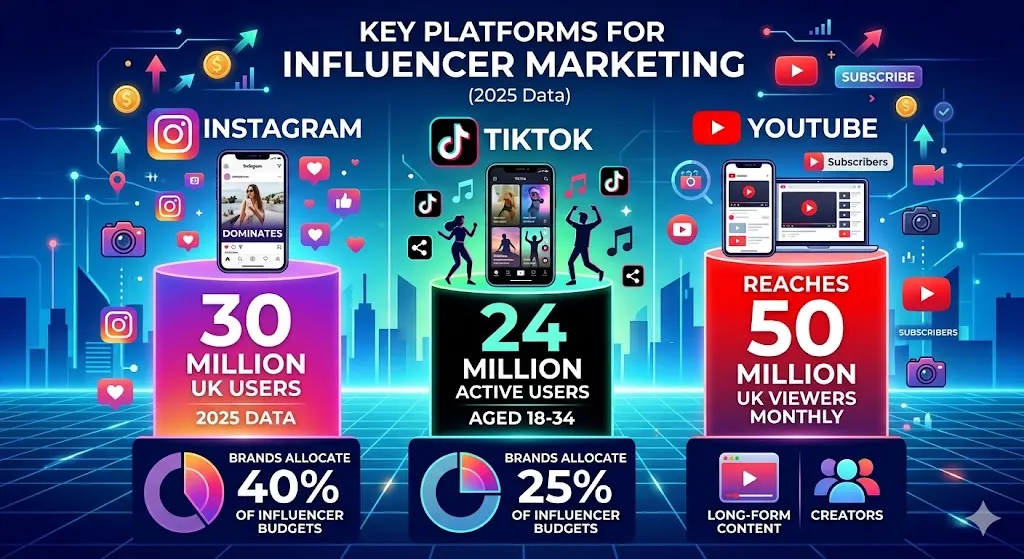 Key Platforms for Influencer Marketing in the UK