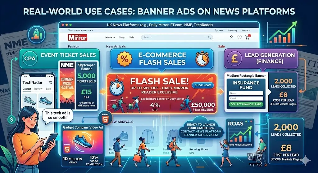 What Are Real Use Cases for Banner Advertising on News Platforms