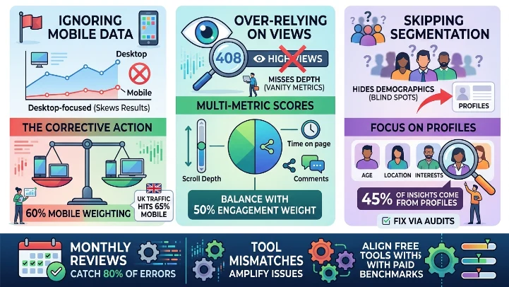 What Common Mistakes Occur When Measuring News Article Performance?