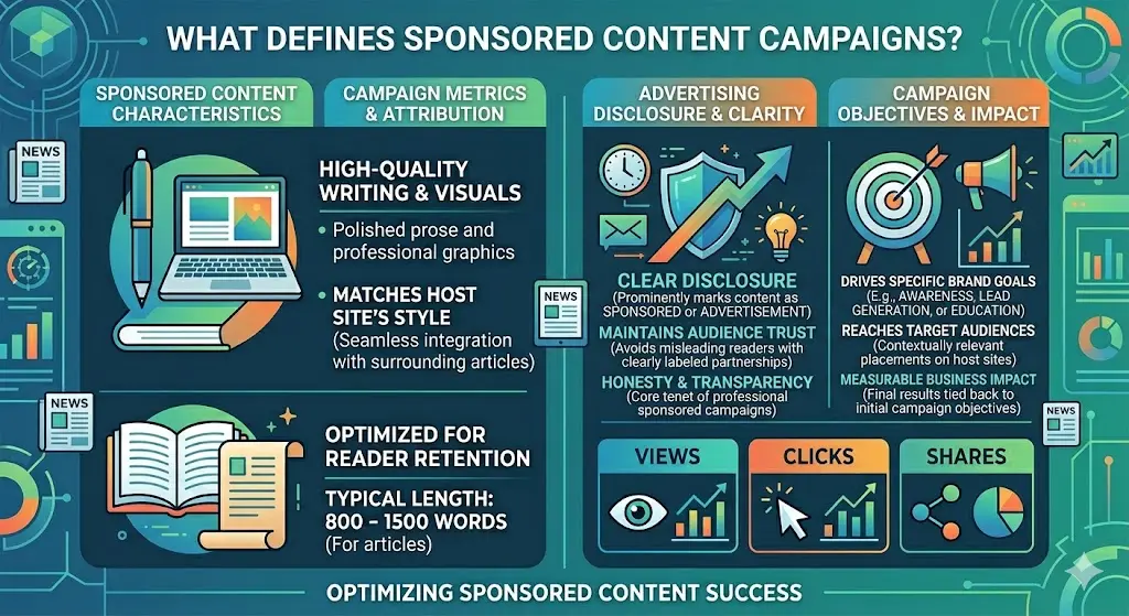 What Defines Sponsored Content Campaigns