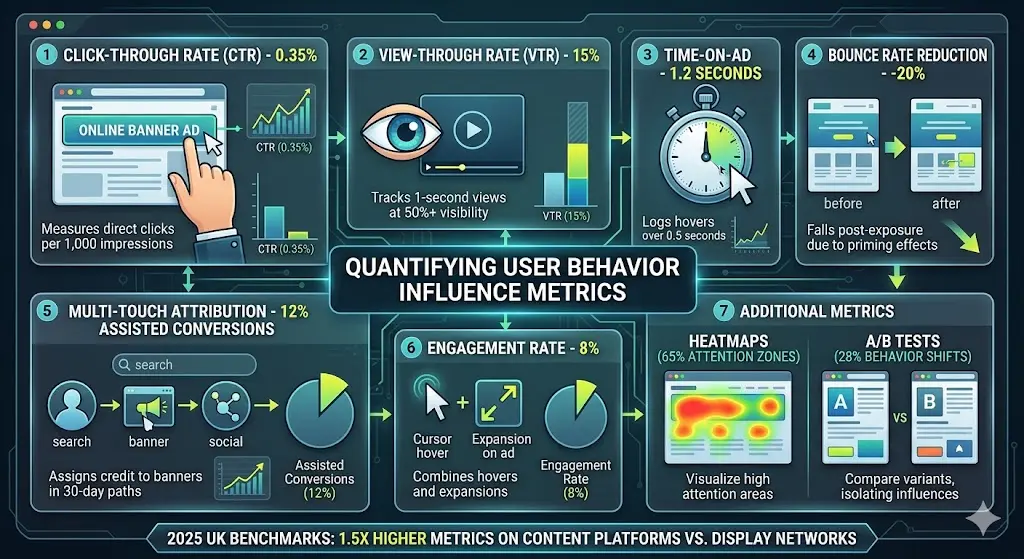 What Metrics Quantify User Behavior Influence