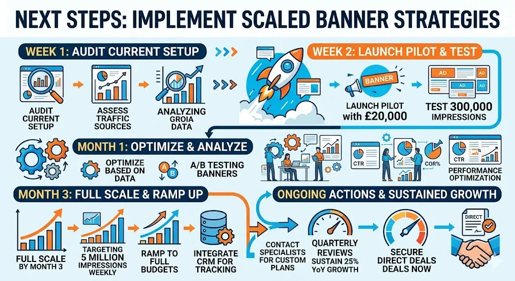 What Next Steps Implement Scaled Banner Strategies
