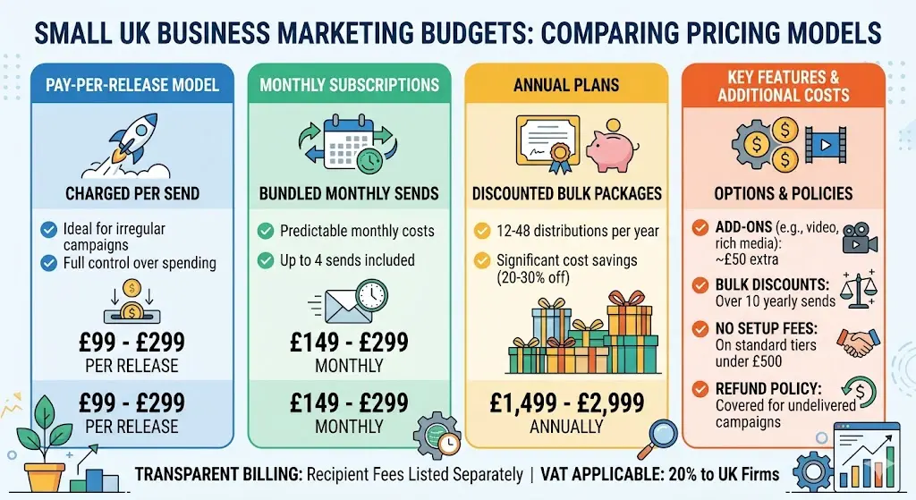 What Pricing Models Fit Small UK Business Marketing Budgets