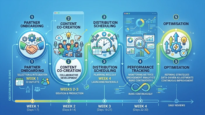 What Process Did Time Intelligence Media Group Follow