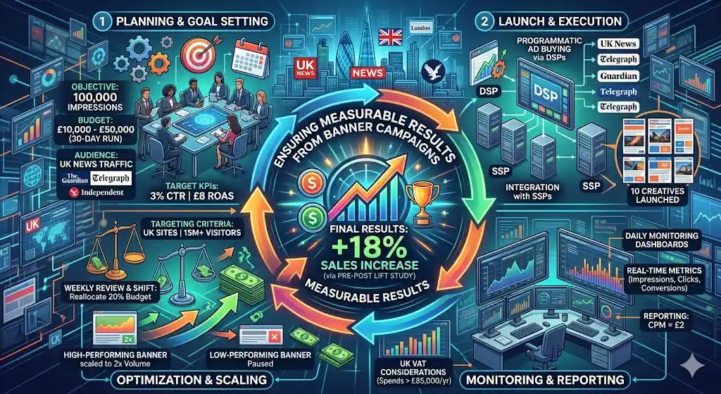 What Process Ensures Measurable Results from Banner Campaigns