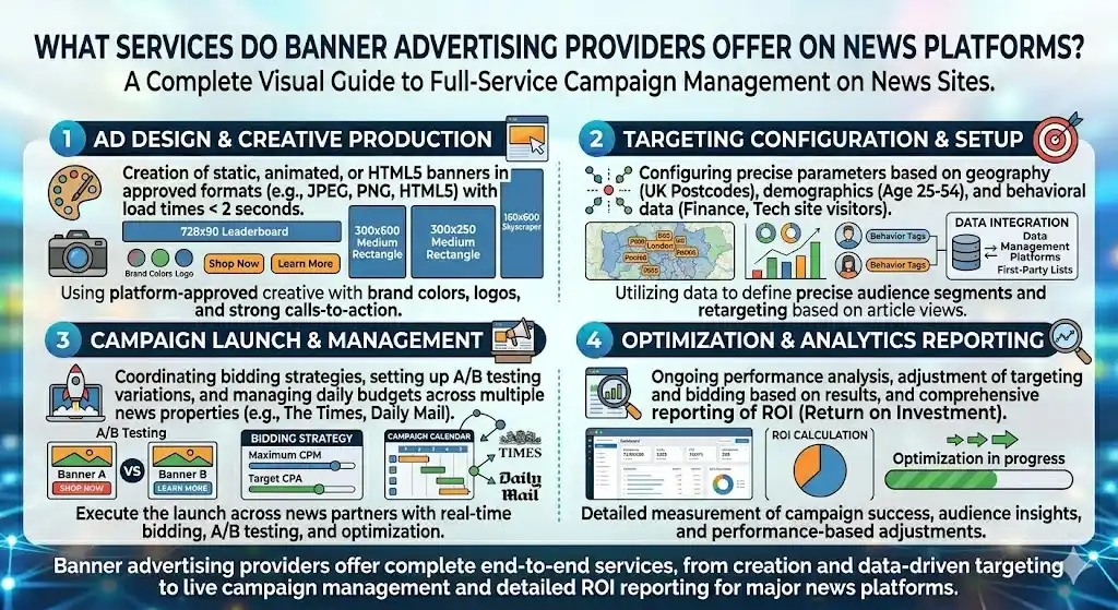 What Services Do Banner Advertising Providers Offer on News Platforms