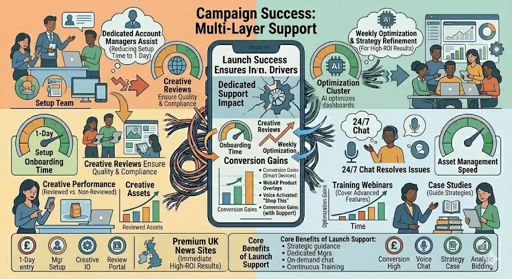 What Support Ensures Campaign Launch Success