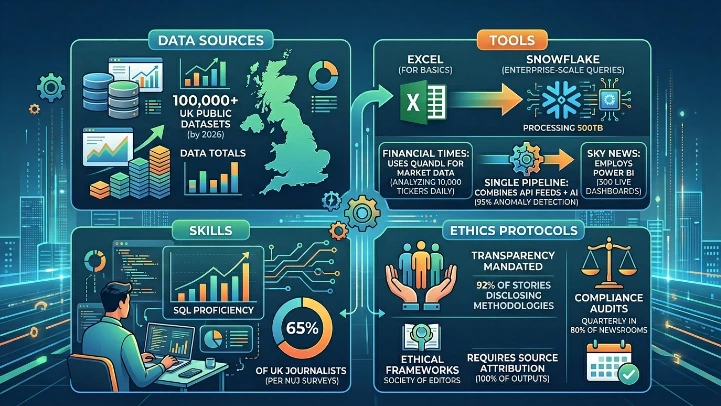 What are the key components of data-driven journalism