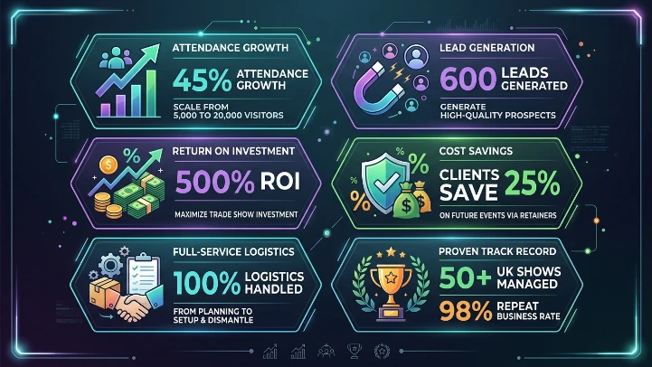 What benefits deliver hiring us for your trade show