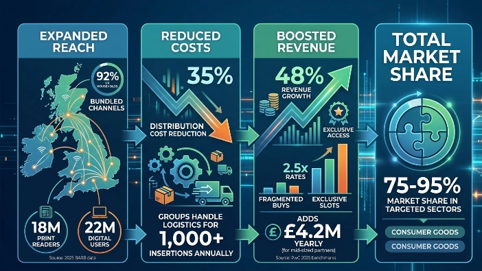 What benefits deliver total market share through these partnerships