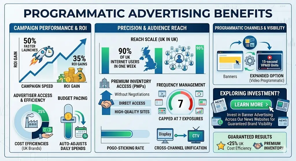 What benefits does programmatic offer advertisers