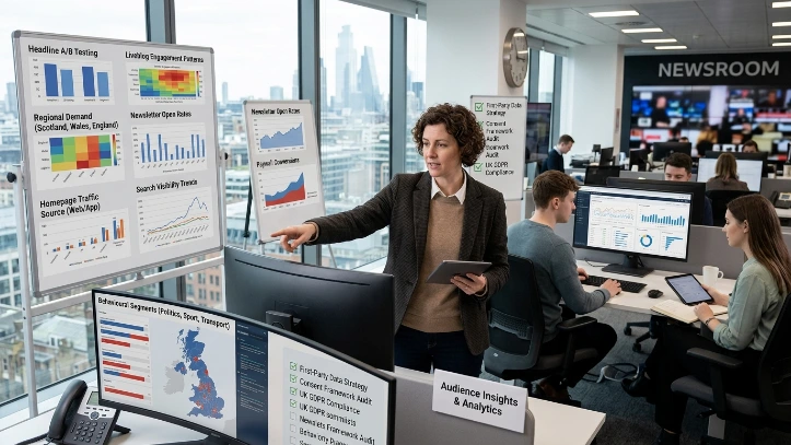 What kind of expert should a UK news platform hire