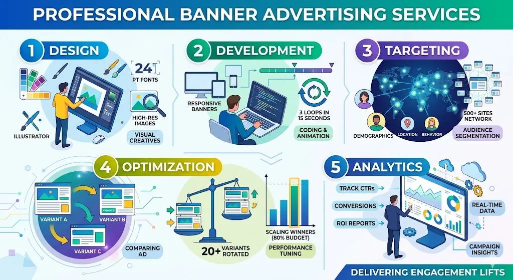 What services do professional banner advertising providers offer