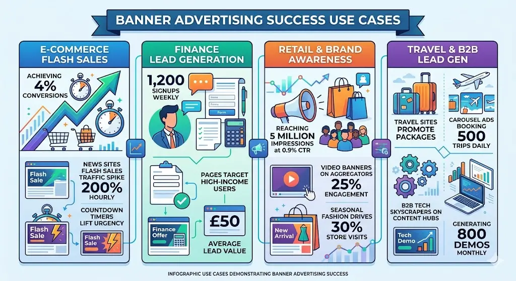 What use cases demonstrate banner success