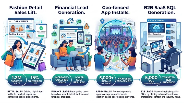 What use cases demonstrate targeted traffic success