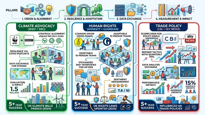 What use cases demonstrate these pillars in action
