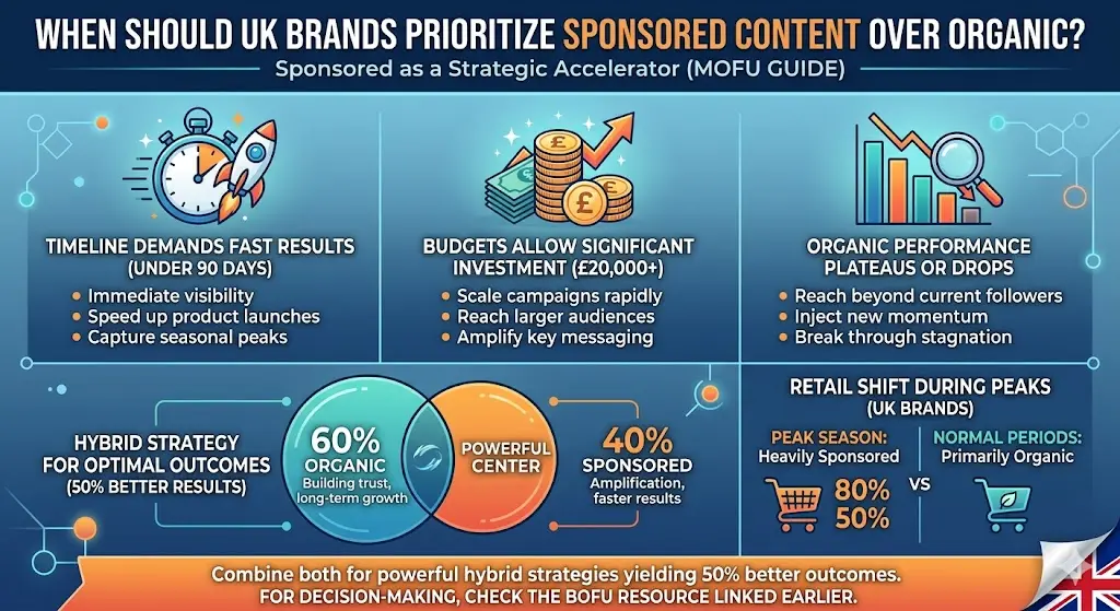 When Should UK Brands Prioritize Sponsored Over Organic