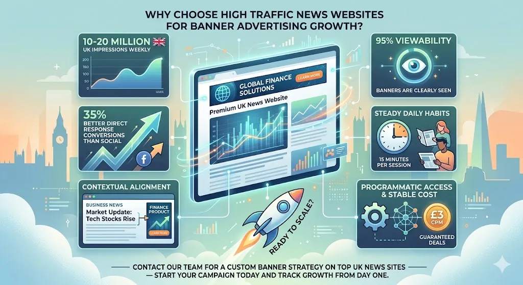 Why Choose High Traffic News Websites for Banner Advertising Growth