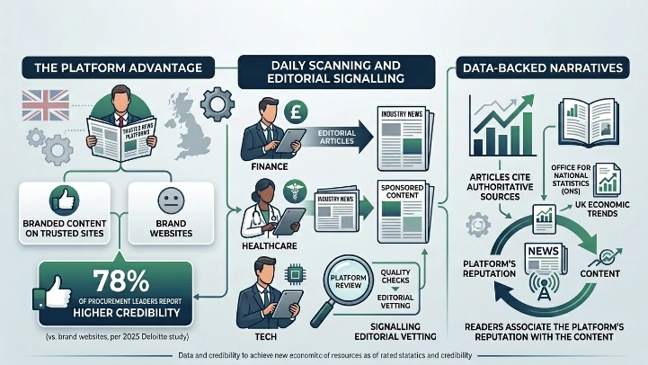 Why do UK decision makers trust sponsored content