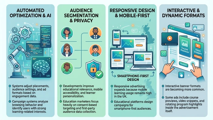 How are banner ads shaping the future of online education marketing