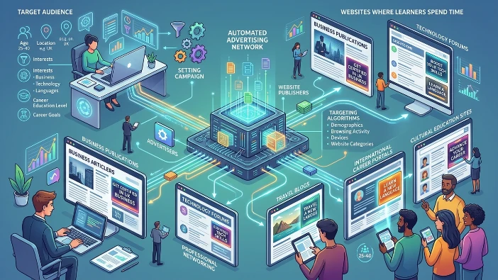 How do banner ads work for EdTech marketing campaigns
