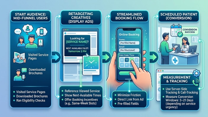How do display ads convert consideration into appointments