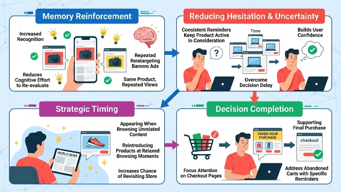 How do retargeting banner ads influence purchase decisions 1