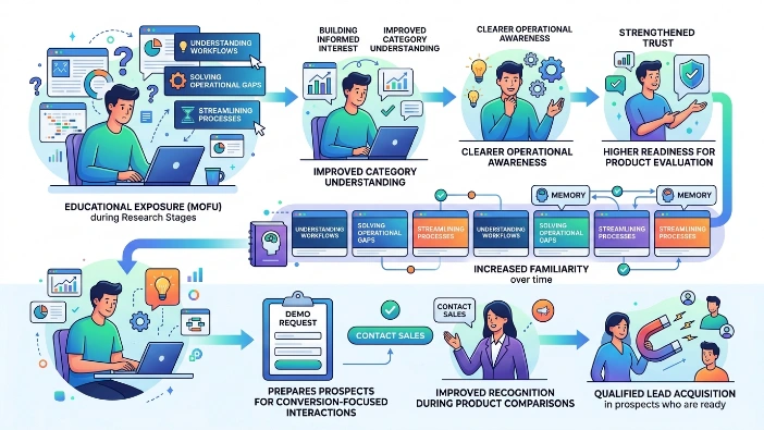 How do solution-based banner ads support future lead generation?