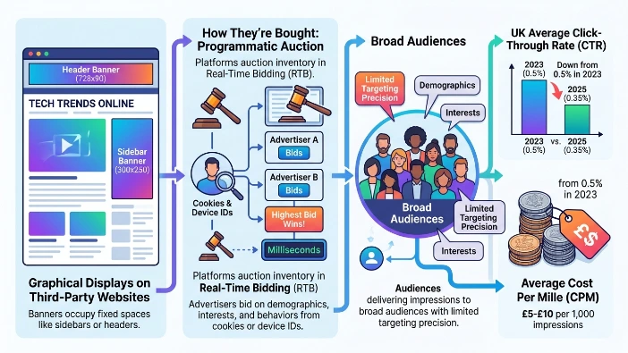 What are digital banner ads