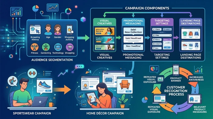 What are targeted banner campaigns in e-commerce