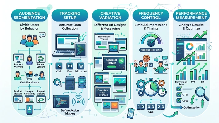What are the key components of an effective retargeting banner strategy