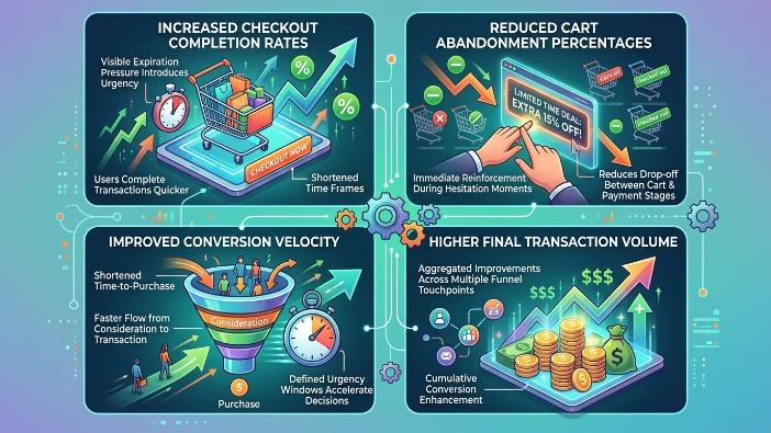 What measurable outcomes come from time-sensitive banner campaigns