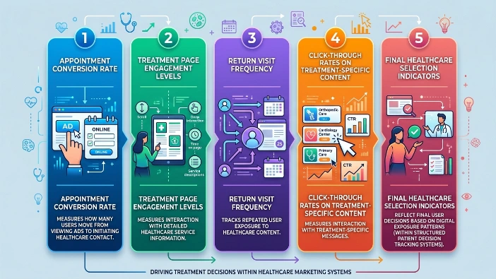What outcomes are measured in high-intent display advertising campaigns?