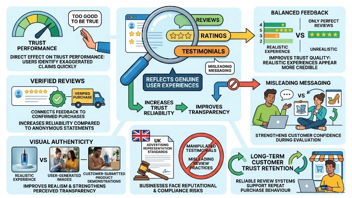 What role does authenticity play in social proof advertising
