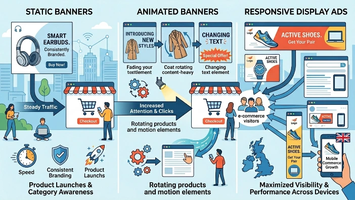 What types of banner ads drive e commerce visitors 1