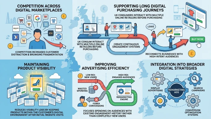 Why are remarketing ads important for modern UK e commerce platforms