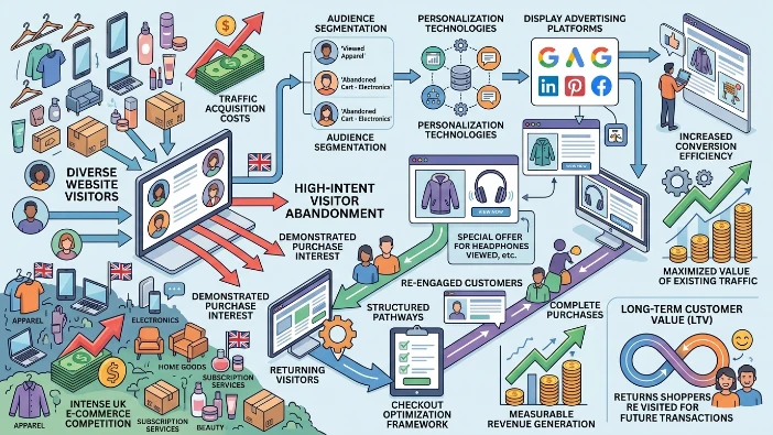 Why are remarketing campaigns essential for competitive UK e-commerce growth