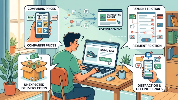 Why do add-to-cart users still not complete purchase
