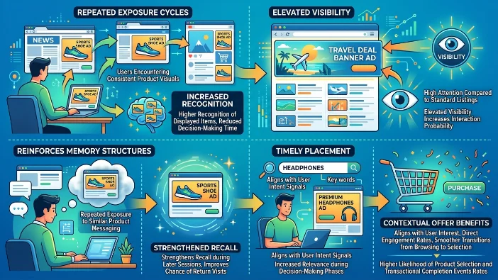 Why do banner ads influence online purchase behaviour
