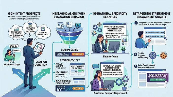 Why do conversion banner ads work for solution seeking prospects