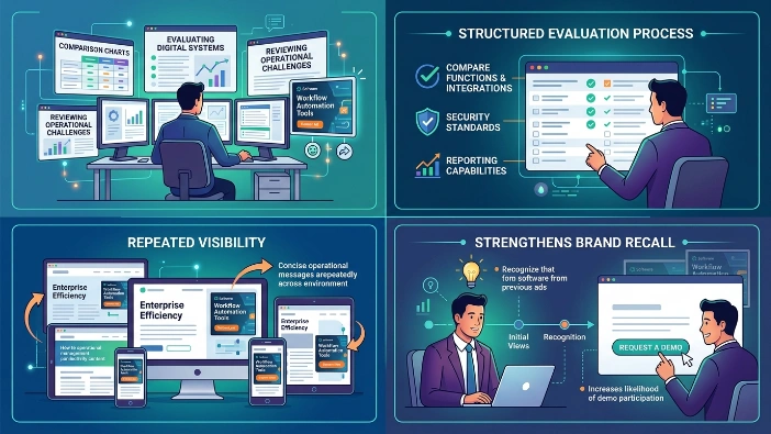Why do software buyers respond to banner-driven demo campaigns