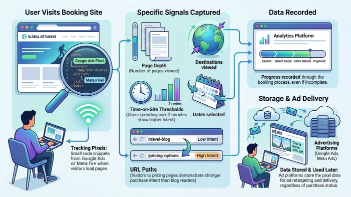 How Tracking Pixels Capture User Behavior Data