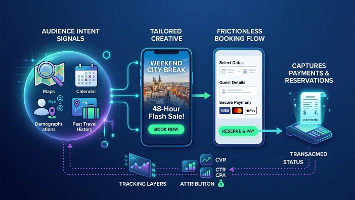 How do converting tourism ads work