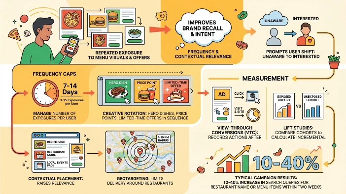 How do display campaigns increase food consideration