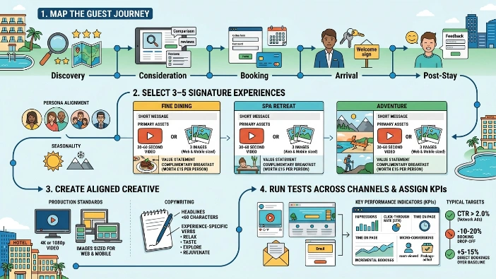 How do hotels design a campaign that converts stay interest into bookings