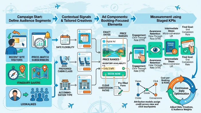 How do mid-funnel travel ads work