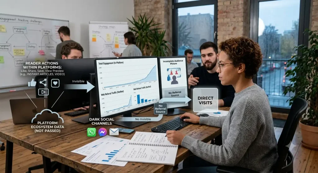 How do social platforms hide reader activity