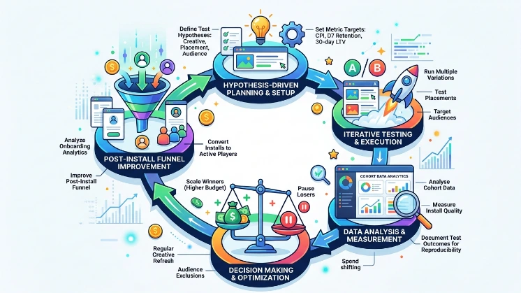 How do teams optimise banner campaigns over time