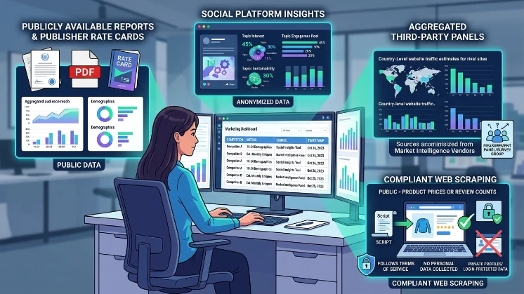 How do you collect competitor audience data legally and ethically