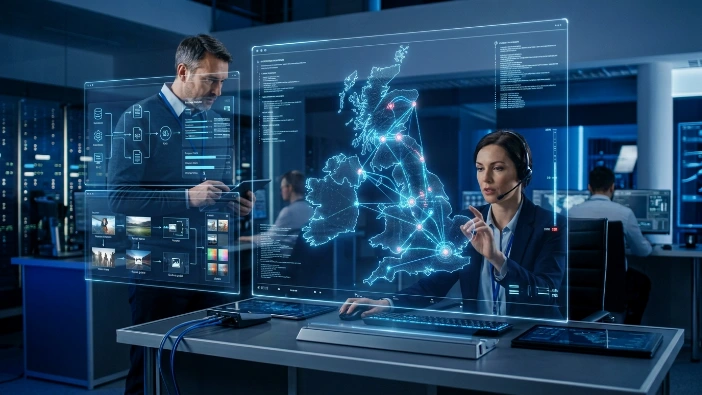 How does Times Intelligence prepare a release for simultaneous UK distribution?